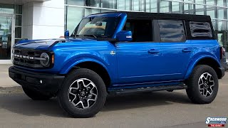 2021 Ford Bronco Outer Banks Velocity Blue [upl. by Hasan]