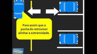 Como estacionar de frente em shopping supermercados ou em garagem dirigir estacionamento [upl. by Minnie]