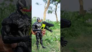 VENOM vs HULK FIGHT 💪🏻venom hulk avengers marvel toys actionfigures [upl. by Hillel]