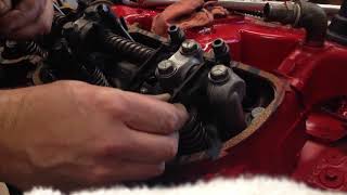 how to adjust a solid lifter valve train [upl. by Zirtaeb]