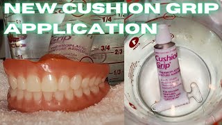 📢 🚨NEW CUSHION GRIP APPLICATION 🙂 dentures viralvideo fyp trending ytvideo subscribe [upl. by Klayman]