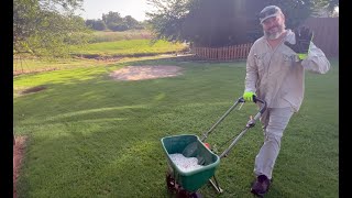 Applying Fertilizer to My Back Yard [upl. by Morell]