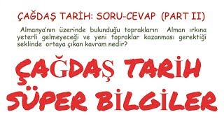 kpss ÇAĞDAŞ TARİH IIDÜNYA SAVAŞI SORU CEVAP PART II [upl. by Aan]