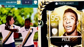 95 OVR PELE ICON IN FIFA MOBILE All SBCs REVIEW MYSTERY MATCH GAMEPLAYClaiming 20 Tournament Wins [upl. by Celia843]