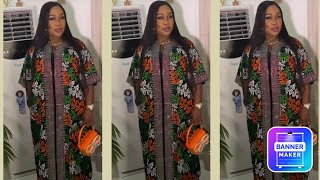 How To Make Gorgeous Simple Kaftan with Rhinestones for ladies beautiful Latest Kaftan 2024 [upl. by Idnir]