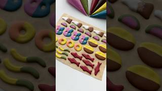 Candy salad cookie🍬 recipes and supplies linked in my bio cookiedecorating oddlsatisfying asmr [upl. by Atiugram]