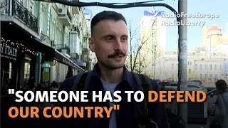 Ukrainians React To New Mobilization Law [upl. by Atiekram]