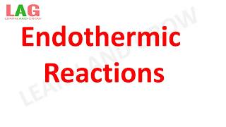 Endothermic Reactions Hindi [upl. by Suilenroc]