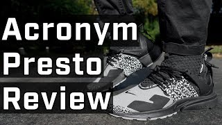 Techwear HEAT 🔥 Nike x Acronym Presto Review  On Feet [upl. by Eeliram45]