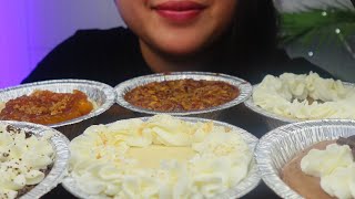 ASMR  TRYING CRUMBLS PIES  Eating sounds No talking [upl. by Deanne4]