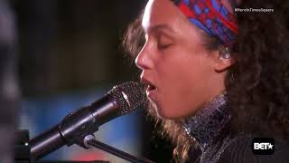 Alicia Keys  Try Sleeping With A Broken Heart Live on Letterman [upl. by Enneirdna]