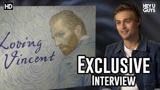 Douglas Booth  Loving Vincent Exclusive Interview [upl. by Seumas]