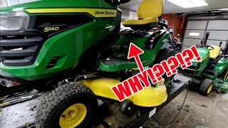 John Deere D130 D140 D170 S140 Fuel Tank Mounting Danger Would You Design It Like This [upl. by Alset]