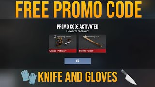 Free Knife and Gloves PROMO CODE 😱 Standoff 2 [upl. by Eissolf]