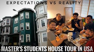 Northeastern University 5000 Apartment Tour in USA  Boston  Off Campus Housing  Indian Students [upl. by Diarmid]