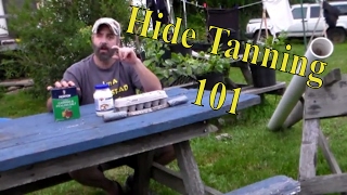 How to Tan a Hide with Eggs amp Mayo [upl. by Anot]