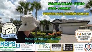 Lennar Trevi Model Tour in Veranda Village Estero Florida [upl. by Namyaw]