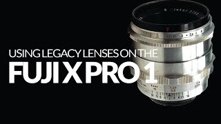 Using Manual Lenses on X Pro 1 [upl. by Tham]