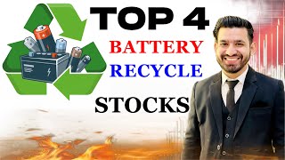 TOP 4 Battery 🔋 Recycle ♻️ Stocks  Recycling Companies  Battery Stocks in India 🇮🇳 [upl. by Htial]