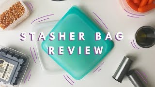 Stasher Bag Review  Sustainable Living [upl. by Llerrot]