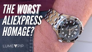 An Omega Seamaster Homage for £160 but should you buy it  Matic SMP 300 Review  Lume Pip  4K [upl. by Neelahs208]