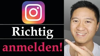 Instagram anmelden  Richtig Instagram Account erstellen  Instagram Tutorial deutsch [upl. by Enived]