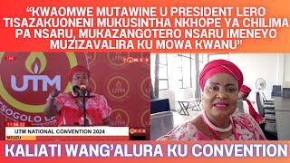 KOMA PATRICIA KALIATI SAZATHEKA TAMVANI ZOMWE WAYANKHURA KU CONVENTION YA UTM LERO KU MZUZU MOSAOPA [upl. by Dnama]