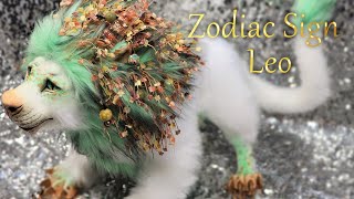 Zodiac Sign Leo  Poseable Art Doll Tutorial [upl. by Eseret]