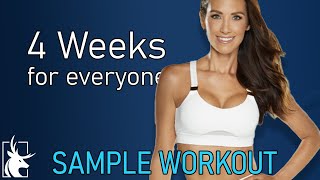 Beachbody 4 weeks for everybody sample workout [upl. by Layol]