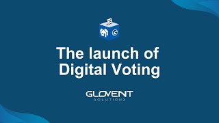 Digital Voting Launch By Glovent Solutions [upl. by Ahsram]