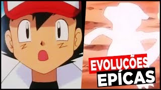 AS EVOLUÇÕES MAIS ÉPICAS EM POKÉMON [upl. by Ardnayek]