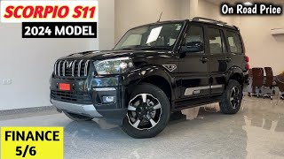 Mahindra Scorpio Classic S11 2024 ❤️ Scorpio S11 Top Model  Price Features Full Details Review [upl. by Leavelle]