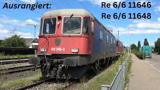 Die Re 66 11646 “Bussigny” amp Re 66 11648 “Aigle” wurden ausrangiert [upl. by Euhc]