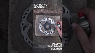 Peatys Disc Brake Cleaner vs IPA 📀🧼 Shorts [upl. by Bethany]