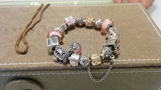 My Pandora Bracelet Collection Part 1 [upl. by Katha993]