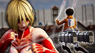 Attack on Titan VR is CRAZY [upl. by Rollo]