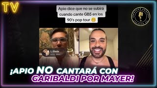 Apio Quijano NO cantará con Garibaldi en SOLIDARIDAD con Sergio Mayer [upl. by Gosney]