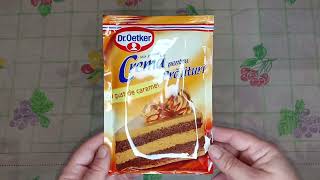 PREPARO LA CREMA PER FARCIRE TORTE AL CARAMELLO ACQUISTATA IN ROMANIA TASTE TEST CARAMEL MOUSSE [upl. by Terrilyn]