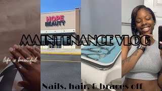 MAINTENANCE VLOG nail date hair amp orthodontist appointment [upl. by Anovahs]