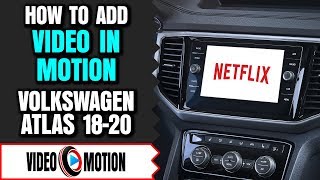 Volkswagen Atlas Video In Motion DVD Player Video Bypass While Driving HDMI USB TV DVD Apple CarPlay [upl. by Ecnahs186]