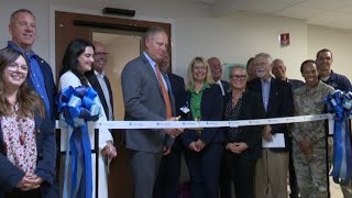 Cutting ribbon on expanded inpatient mental health unit [upl. by Shiller]