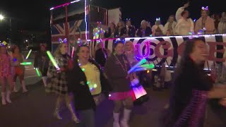 LIVE Krewe of Lafitte Illuminated rolls in downtown Pensacola Mardi Gras 2023 [upl. by Esac]