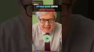 Vittorio Sgarbi contro Marco Travaglio ilcapitale politica travaglio sgarbi vittoriosgarbi [upl. by Krystyna]