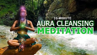 Aura Cleansing Meditation  Heal And Balance Your Chakra [upl. by Aihselat]