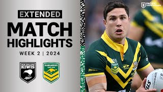 Pacific Championships 2024  New Zealand Kiwis vs Australian Kangaroos  Extended Highlights [upl. by Chute990]