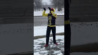 Snow ❄️ play viralvid youtube follow snowing texas danceworld danceyourstyle AS3 fypage [upl. by Ayaj917]