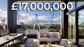 INSIDE a £17000000 London PENTHOUSE with Amazing Views  Luxury Property Tour [upl. by Hatch997]