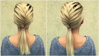 Cea mai draguta impletitura  Cute and easy braid hairstyle [upl. by Granlund]