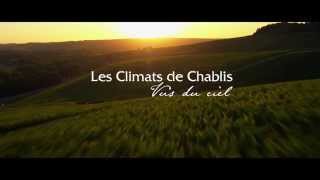 The Chablis winegrowing region seen from the sky [upl. by Ecirtaed]