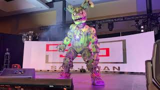 San Japan 2021 Springtrap Cosplay Contest WalkOn [upl. by Ahseer]